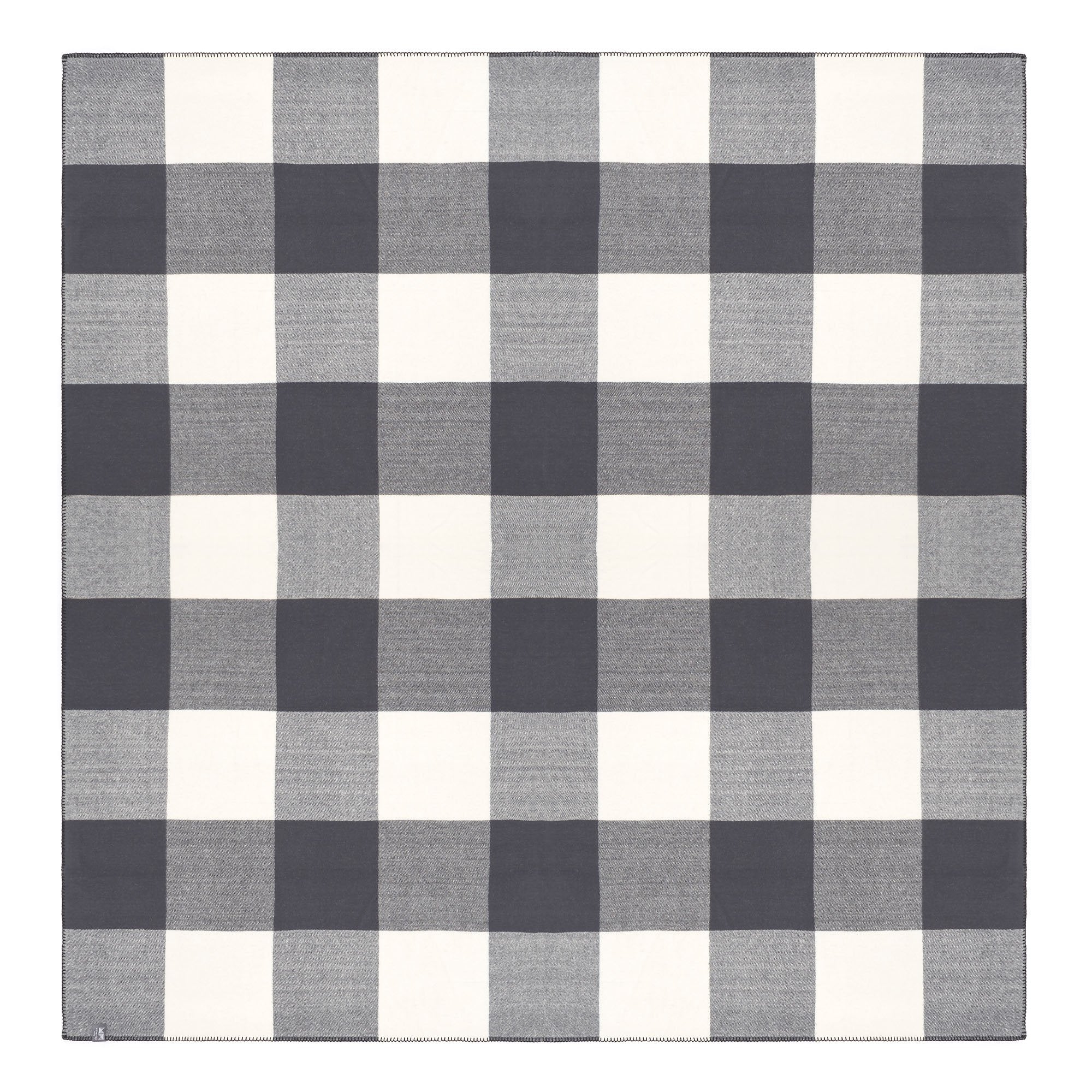 Smiths Lane Blankets Charcoal Check